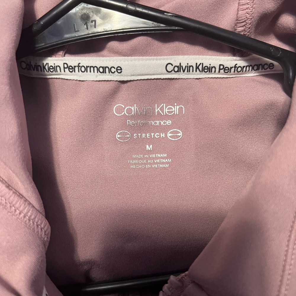 Calvin Klein Performance Pink Utility Jacket - Picture 3 of 3